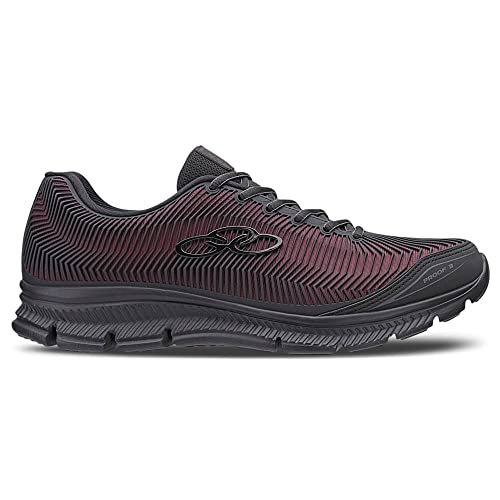 TENIS OLYMPIKUS PROOF 3 MASCULINO - PRETO E BORDO (40) (40)