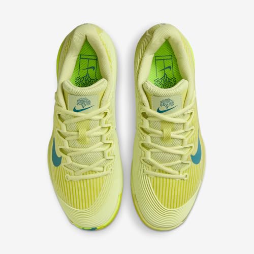 Nike Vapor 12 Premium Women's Hard Court Tennis Shoes (HF7834-300, Luminous Green/High Voltage/White/Mineral Teal)4
