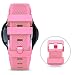 Bands for SAMSUNG Gear S3 Frontier/Classic Watch Silicone Bracelet Rose Gold Buckle, Sports Silicone Band Strap Replacement Wristband For Samsung Gear S3 Frontier/S3 Classic (Blush Pink-RGB)