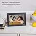 Aura Carver HD WiFi Digital Picture Frame, 10.1”, Add Photos with Aura App, Free Unlimited Storage - Wirecutter’s Pick for Best Digital Photo Frame 2022 - Gravel