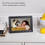 Aura Carver HD WiFi Digital Picture Frame, 10.1”, Add Photos with Aura App, Free Unlimited Storage - Wirecutter’s Pick for Best Digital Photo Frame 2022 - Gravel - Image 5