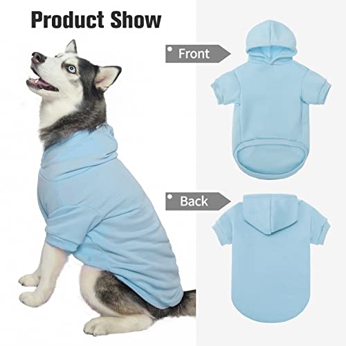 Bingpet Dog Hoodies-Fleece Lined-Hooded Pullover For Dog Cat In Cold Weather #TOP3
