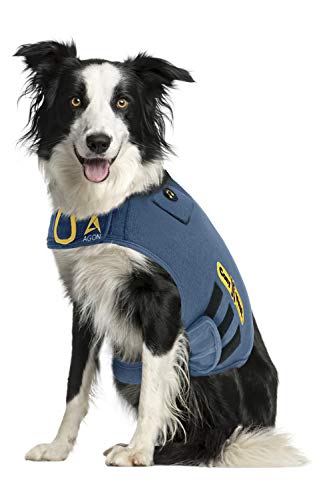 Image of CozyVest Dog Anxiety Vest 3-in-1 Music & Aromatherapy Shirt, Relaxing Sound & Essential Oil Scent Jacket, Fireworks Thunder Separation & Thunderstorm Canine Stress Relief Coat (Gray, M [26-40 Lbs])