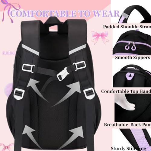 Image of Girls Backpack Kids Backpack for Girls Kawaii Ita Kids School Bookbag for Teen Elementary Middle School