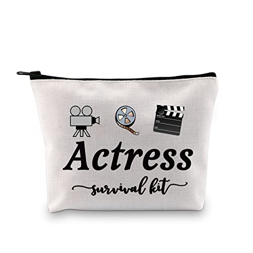Borsa Portatrucchi In Tela Per Attori E Amanti Del Teatro | Regalo Per Insegnanti Di Dramma E Studenti | Trousse Da Viaggio Con Cerniera Metallica