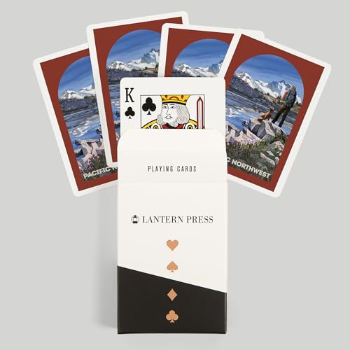 Lantern Press Baraja de 52 Cartas Poker Talla Estándar miniatura 6