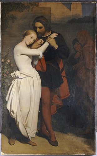 Affiche décorative Faust et Margaret Ary Scheffer : poster graffiti art mural 60x90cm