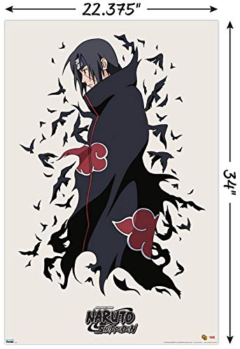 Trends International Naruto Shippuden - Itachi Wall Poster, 22.375" X 34", Unframed Version #TOP2
