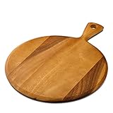 スワンソン商事 サービングボード 手付き 盛り付け用 木製 食器 パドルボード アカシア 約幅41×奥行31×高さ1.5cm ピザプレート パーティー オードブル 業務用 雑貨 TP-303