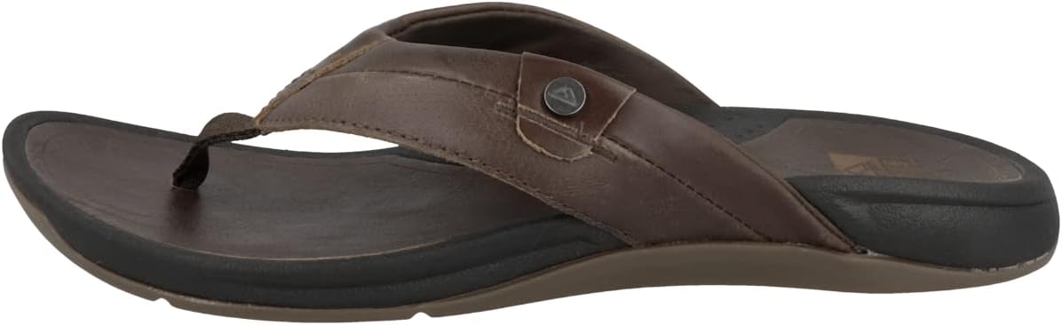 Reef Men's Pacific LE Flip-Flop, Dark Brown, 9