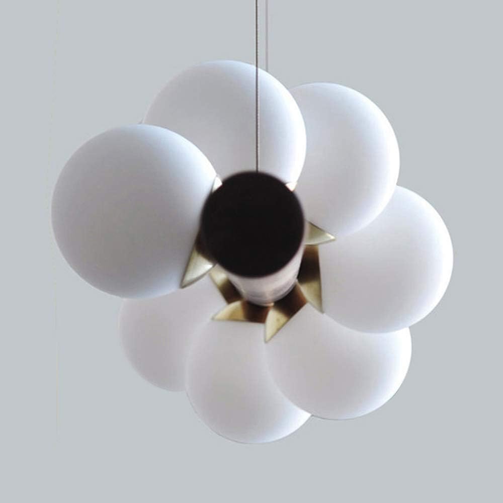 Lampada a sospensione Legno Lampada da tavolo da pranzo Vintage,La trave di legno è lunga 120 cm, con 7 sfere di vetro - regolabile in altezza,Lampadario per Della Bar Sala da Pranzo