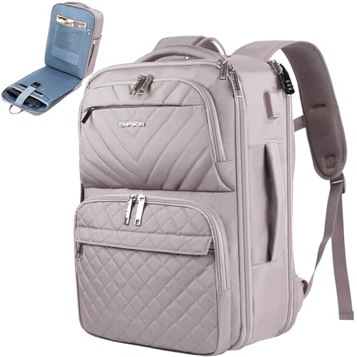 EMPSIGN Travel Backpack for Women, Large Carry On Backpack Airline