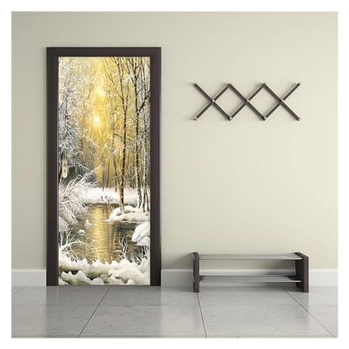 Papier peint 3D de porte coucher de soleil pour une chambre évasion - 6