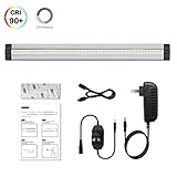 1 Pack LED Under Cabinet Lighting Dimmable Warm White, 5W 300LM CRI90, All Accessories Included