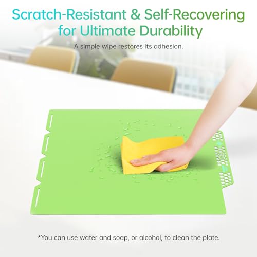 Image of BIQU CryoGrip Pro Glacier Green Compatible with Snapmaker U1 3D Printer 276x304.5mm Panda Build Plate Double Sided Upgrade Plate Removable Surface Platform