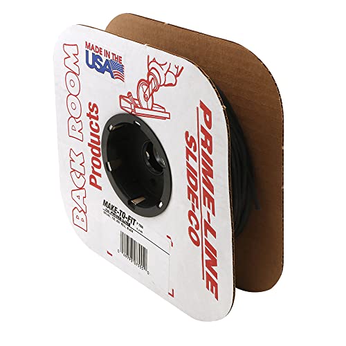 Make-2-Fit P 7555 Screen Retainer Spline, 0.130 In., 250 Foot, Black (1 Roll) #TOP21