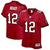 NFL PRO LINE Women's Tom Brady Red Tampa Bay Buccaneers Team Player Jersey
