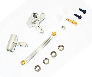 HPI BULLET3.0 MT ST Ken Block WR8 Flux Upgrade Parts Aluminum Alloy Steering Assembly Bellcrank-1SET Silver