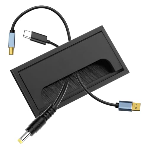 Ojal de Escritorio,Caja Rectangular de 16 x 8cm para Cubierta de ...