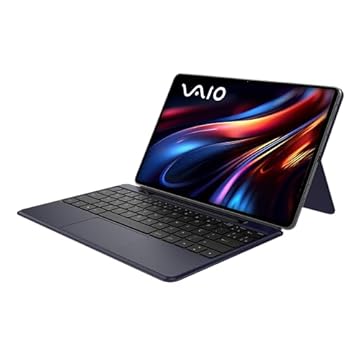Tablet VAIO TL12 8GB 256GB Octa-Core, Tela AMOLED 12.6” 2.5K, com Teclado de Conexão Inteligente e Caneta Ativa, 5G WiFi, Câmera 13MP + Selfie 12MP, 10.090mAh, Android 15 – Preto