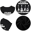 VVNTY Guitar T-Shirt Guitar Gifts for Men Guitarist-Themed Short Sleeve Tops S-XXL (black1,L) #3