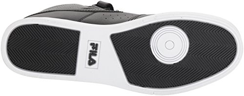 Fila Men's Everyday Sport Athletic Casual High-Top Vulc 13 Mid Lace Up Sneaker Shoes, Black/Black/White, 10 #TOP3
