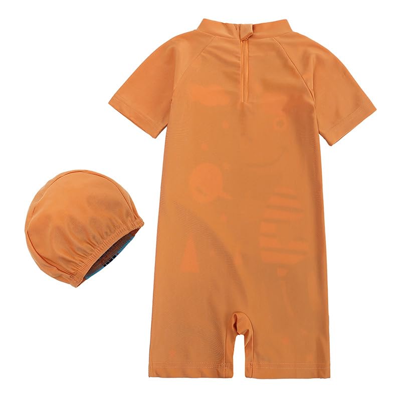 Image of Baby Bucket Swimsuit for Boys | Swimwear with Cap | Swimming Costume | Swimwear and Beachwearr