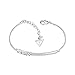 Produktbild Guess Bracelet Linear métal rhodié UBB82037