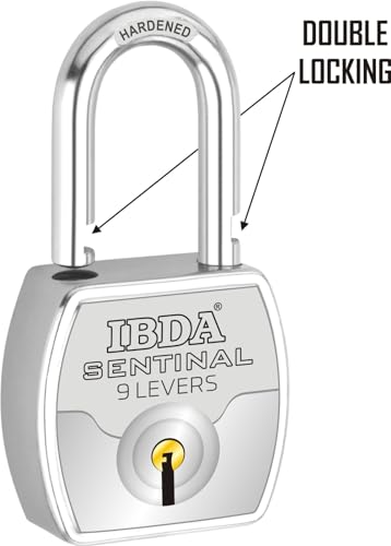 Image of 10 Locks with Same Key | Multiple Locks with Single Key | Common Key Lock | Steel Body | Lock for Home, Shutter, gate, Door, Channel, Shop, Outdoor, Indoor | Same Key Lock Set of 10 with 8 Keys