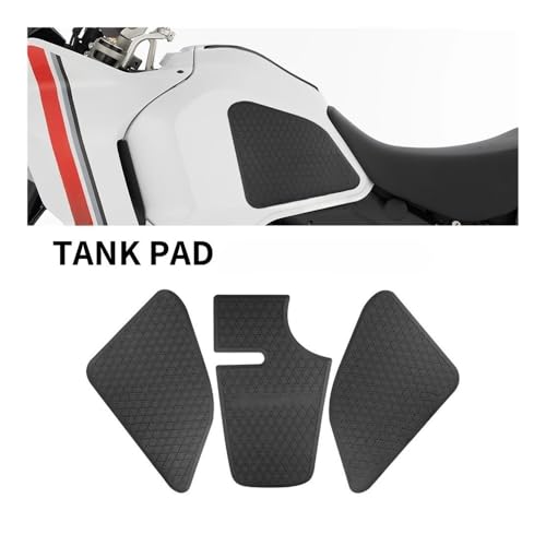 Protection Réservoir Moto Desert X 2022 Autocollants Latéraux Noir - 2