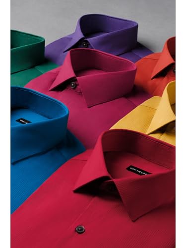 Image of Van Heusen Men's Dress Shirt Fitted Everyday Defense Stretch