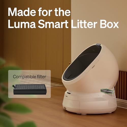 Image of PETLIBRO Self Cleaning Litter Box Activated Carbon Filter for Luma Automatic Cat Litter Box, Air Purifier Filter, Easy Installation