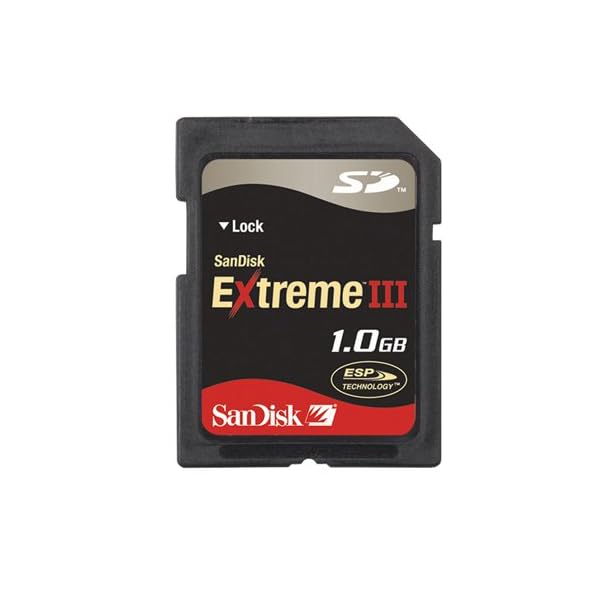 Sandisk Extreme® III SD™ Card 1Gb Memoria Flash Tarjeta de Memoria (1