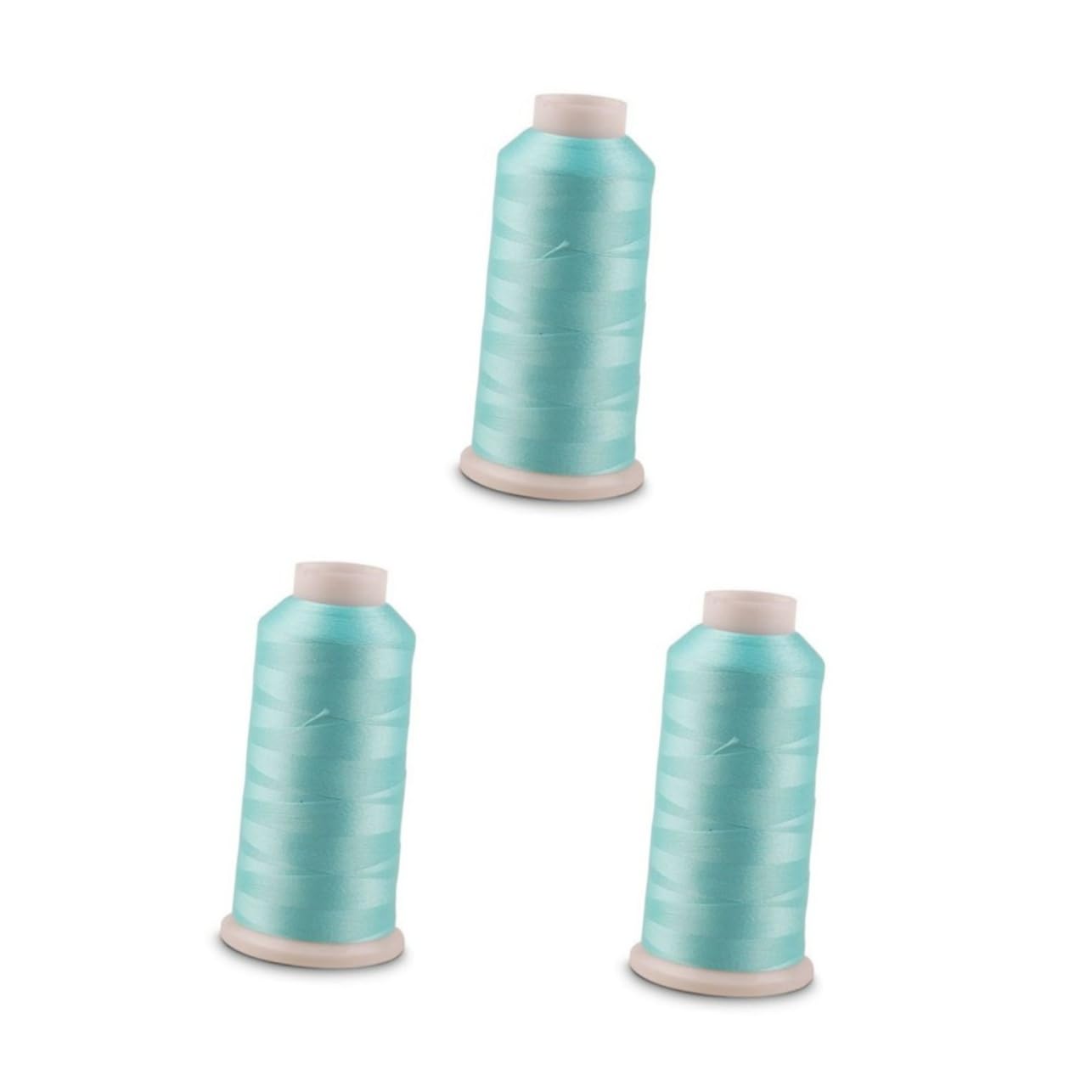 SHINEOFI 3piezas Hilo De Bordar Luminoso De Yardas Azul Para Coser y Manualidades Brilla La Oscuridad Hasta Horas y Versátil Para Ropa Accesorios