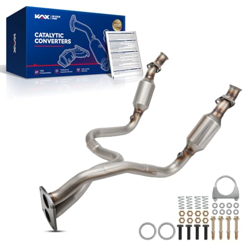 KAX Left and Right Catalytic Converter Compatible with F-250 Super Duty 6.8L/5.4L 2005-2007, F-350 Super Duty 6.8L/5.4L 2005-2007 - Replace# 50460 Direct-Fit, EPA Compliant