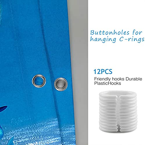 Rideau de douche de qualité supérieure en polyester imperméable