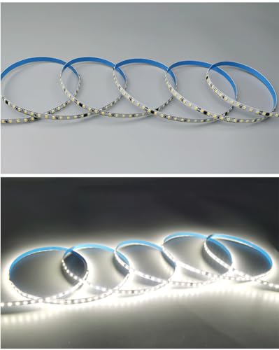 Cinta LED flexible 16.4 ft 120 leds/m blanco natural miniatura 2