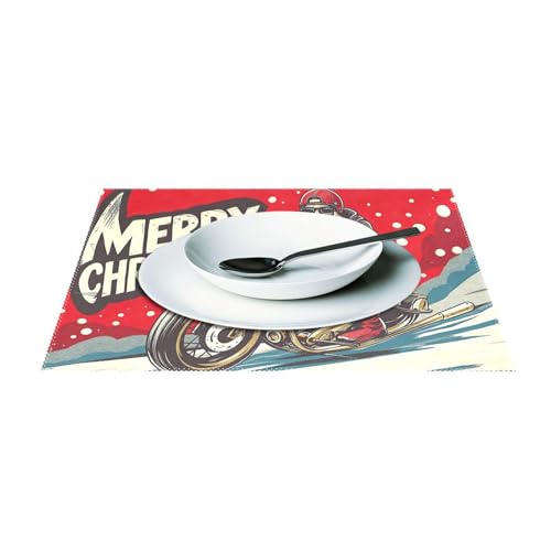 Sets de table Noël résistants à la chaleur protègent votre table de fête