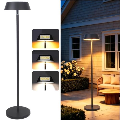 Solar Floor Lamp Rechargeable 5000mAh