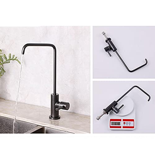Robinet de filtre à eau robinets de purificateur d'eau grise rotatif - 4