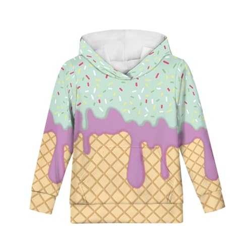 Coloranimal Unisex Girls and Boys Long Sleeve Hoodies Hoody Athletic Pullover Sweatshirts Tops Age 6-16year2