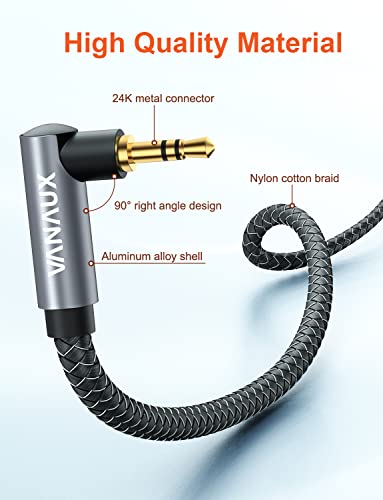 Cable de audio auxiliar 3.5mm macho a macho 2 m miniatura 5