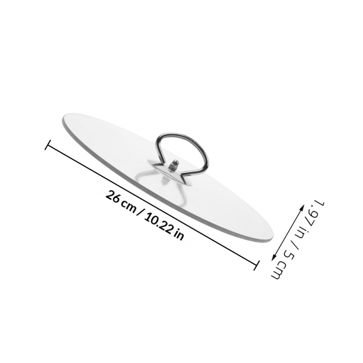 SECFOU Tapa de Cristal Redonda para Sartén y Olla, Acero Inoxidable, Asa Resistente, Adecuado para Cocinar y Conservar Alimentos en Cocina