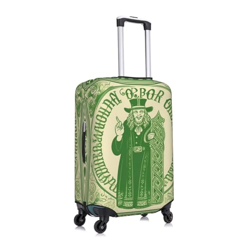 Travel Luggage Cover Anti-Scratch Suitcase Cover Protector Elastic Thicken Luggage Protector Washable Baggage Covers Irish Blessing St Patrick's Day Suitcase Sleeve Fit 18-32 Inch Luggage Medium3