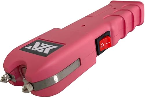 Rosa Mujeres Autodefensa Stun Gun Heavy Duty 100 mil millones de voltios recargable con linterna LED