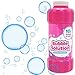 Pink 16oz Concentrated Bubble Solution 4-Pack, Refills up to 1.25 Gallons, Non-Toxic Concentrated Solution for Bubble Machines, Giant Bubble Wands, Bubble Gun and Blowers