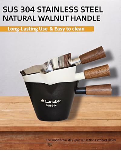 Vaso Medidor para Espresso 4.1 oz con Asa de Madera miniatura 5