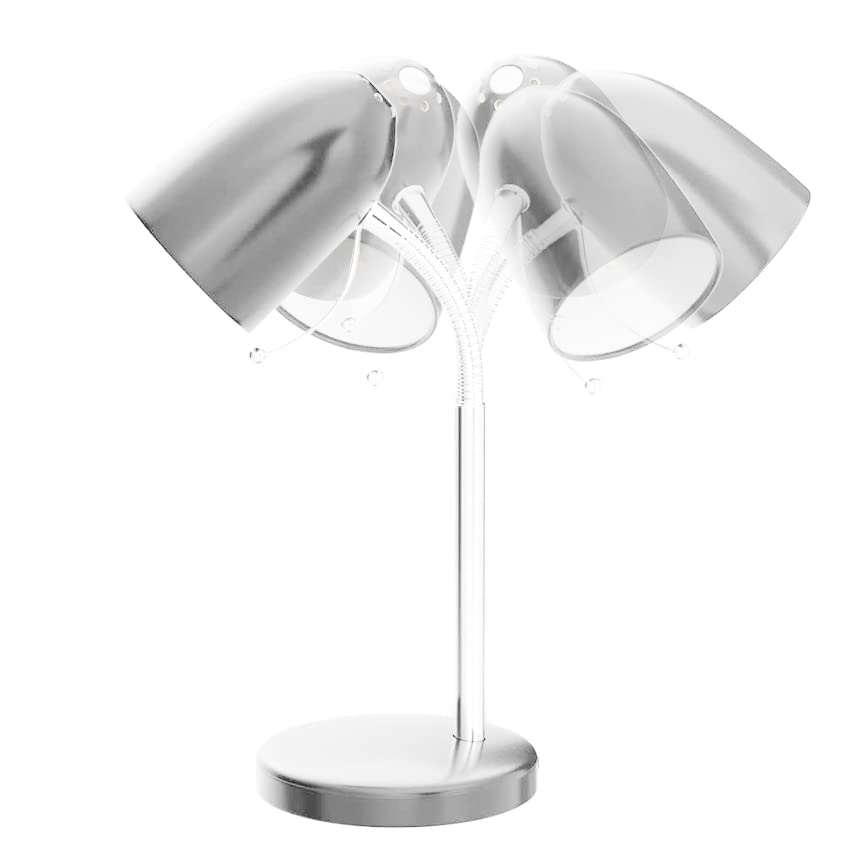 Lampe De Bureau Rétro Blanche Flexo E27 - Lampe Lecture Étude Sans Ampoule 240V
