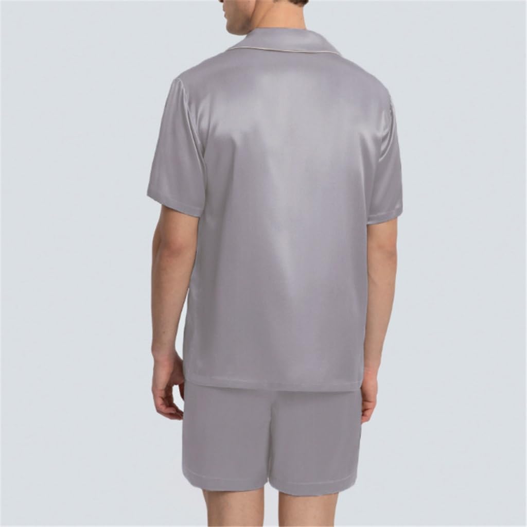 Men's Short-sleeved Shorts Suit Loungewear Pyjamas Pajamas