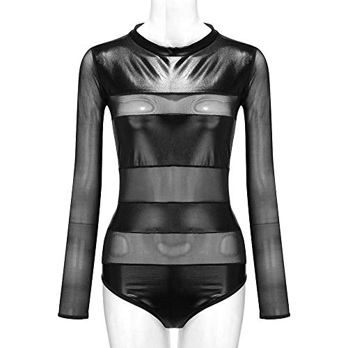 Lingerie en cuir pour pimenter vos soirées : la nuisette dentelle transparente anti-routine